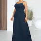 Kiley A-Line Square Neckline Floor-Length Chiffon Mother of the Bride Dress DL126P0014818