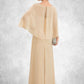 Rita A-Line Scoop Neck Floor-Length Chiffon Mother of the Bride Dress With Ruffle Beading Sequins DL126P0014827