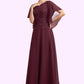 Elyse A-Line Scoop Neck Floor-Length Chiffon Lace Mother of the Bride Dress With Sequins DL126P0014834