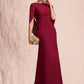 Serenity Trumpet/Mermaid Scoop Neck Floor-Length Chiffon Mother of the Bride Dress With Ruffle DL126P0014842