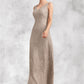 Ivy A-Line V-neck Ankle-Length Chiffon Lace Mother of the Bride Dress DL126P0014851