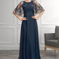 Madisyn A-Line Scoop Neck Ankle-Length Chiffon Lace Mother of the Bride Dress With Beading Sequins DL126P0014892