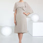 Lainey A-Line Scoop Neck Knee-Length Chiffon Mother of the Bride Dress DL126P0014935