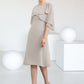 Lainey A-Line Scoop Neck Knee-Length Chiffon Mother of the Bride Dress DL126P0014935