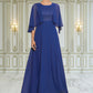 Jasmine A-Line Scoop Neck Ankle-Length Chiffon Lace Mother of the Bride Dress DL126P0014953