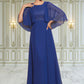 Jasmine A-Line Scoop Neck Ankle-Length Chiffon Lace Mother of the Bride Dress DL126P0014953