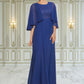 Jasmine A-Line Scoop Neck Ankle-Length Chiffon Lace Mother of the Bride Dress DL126P0014953