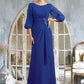 Tess A-Line Scoop Neck Floor-Length Chiffon Mother of the Bride Dress With Ruffle Beading DL126P0014963