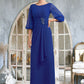 Tess A-Line Scoop Neck Floor-Length Chiffon Mother of the Bride Dress With Ruffle Beading DL126P0014963