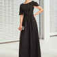 Larissa A-Line Scoop Neck Floor-Length Chiffon Mother of the Bride Dress With Ruffle Beading DL126P0014970