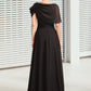 Larissa A-Line Scoop Neck Floor-Length Chiffon Mother of the Bride Dress With Ruffle Beading DL126P0014970