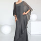 Kendal Sheath/Column One-Shoulder Floor-Length Chiffon Mother of the Bride Dress DL126P0014995