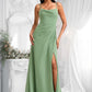 Kamari A-line Cowl Floor-Length Chiffon Bridesmaid Dress DLP0025741