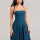 Shaniya A-line Straight Asymmetrical Chiffon Homecoming Dress DLP0025721