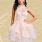 Serenity Ball-Gown/Princess Sweetheart Short Tulle Homecoming Dress DLP0025667