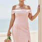 Trumpet/Mermaid Off-the-Shoulder Sleeveless Floor-Length Stretch Crepe Plus Size Bridesmaid Dresses Everleigh DLP0025261