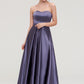 Sweetheart Sleeveless A-line/Princess Satin Ankle-Length Bridesmaid Dresses With Pleated Jaelynn DLP0025408