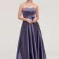 Sweetheart Sleeveless A-line/Princess Satin Ankle-Length Bridesmaid Dresses With Pleated Jaelynn DLP0025408