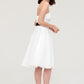 Strapless Sleeveless Knee-Length Chiffon A-line/Princess Bridesmaid Dresses With Pleated Sashes Leilani DLP0025436