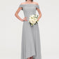 Off-the-Shoulder Sleeveless Asymmetrical Chiffon A-line/Princess Bridesmaid Dresseses LuLu DLP0025465