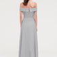 Off-the-Shoulder Sleeveless Asymmetrical Chiffon A-line/Princess Bridesmaid Dresseses LuLu DLP0025465