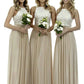 Bateau A-Line/Princess Long/Floor-Length Chiffon Bridesmaid Dresses With Lace Sadie DLP0025503