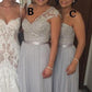 Strapless Floor-Length A-Line/Princess Chiffon Bridesmaid Dresseses With Appliqued Waistband Cherish DLP0025533