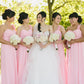 Sleeveless One-Shoulder A-line/Princess Long/Floor-Length Chiffon Bridesmaid Dresseses Cadence DLP0025565