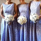 Bateau Sleeveless Asymmetrical A-line/Princess Lace Bridesmaid Dresseses With Pleated Anna DLP0025576