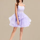 Madison Ball-Gown/Princess Sweetheart Short Tulle Homecoming Dress DLP0025677