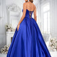 Marilyn Ball-Gown/Princess Straight Floor-Length Satin Prom Dresses DLP0025831