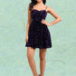 Uerica A-line Sweetheart Short Sequin Homecoming Dress DLP0025649