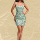 Addyson Bodycon Square Short Sequin Homecoming Dress DLP0025669