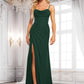 Aniya Trumpet/Mermaid Cowl Floor-Length Chiffon Prom Dresses With Ruffle DLP0025874