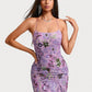 Hortensia Bodycon Scoop Mini Lace Floral Homecoming Dress With Sequins Embroidered DLP0025660