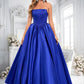 Marilyn Ball-Gown/Princess Straight Floor-Length Satin Prom Dresses DLP0025831