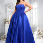 Marilyn Ball-Gown/Princess Straight Floor-Length Satin Prom Dresses DLP0025831