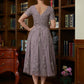 Ruby A-Line/Princess Chiffon Lace Scoop Short Sleeves Tea-Length Mother of the Bride Dresses DLP0020302