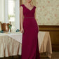 Paola Sheath/Column Stretch Crepe Beading V-neck Sleeveless Floor-Length Mother of the Bride Dresses DLP0020330