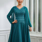 Pam A-Line/Princess Chiffon Ruched V-neck Short Sleeves Knee-Length Mother of the Bride Dresses DLP0020268