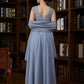 Sophie A-Line/Princess Chiffon Applique V-neck Sleeveless Floor-Length Mother of the Bride Dresses DLP0020259