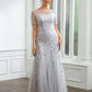 Francesca A-Line/Princess Tulle Ruched Bateau Short Sleeves Ankle-Length Mother of the Bride Dresses DLP0020261