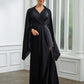 Trudie Sheath/Column Jersey Ruched V-neck Sleeveless Floor-Length Mother of the Bride Dresses DLP0020246