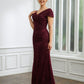 Jessie Sheath/Column Lace Ruched V-neck Short Sleeves Floor-Length Mother of the Bride Dresses DLP0020246