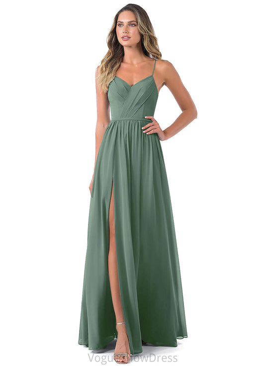 Kimberly Natural Waist Sleeveless Floor Length Spandex Trumpet/Mermaid Bridesmaid Dresses