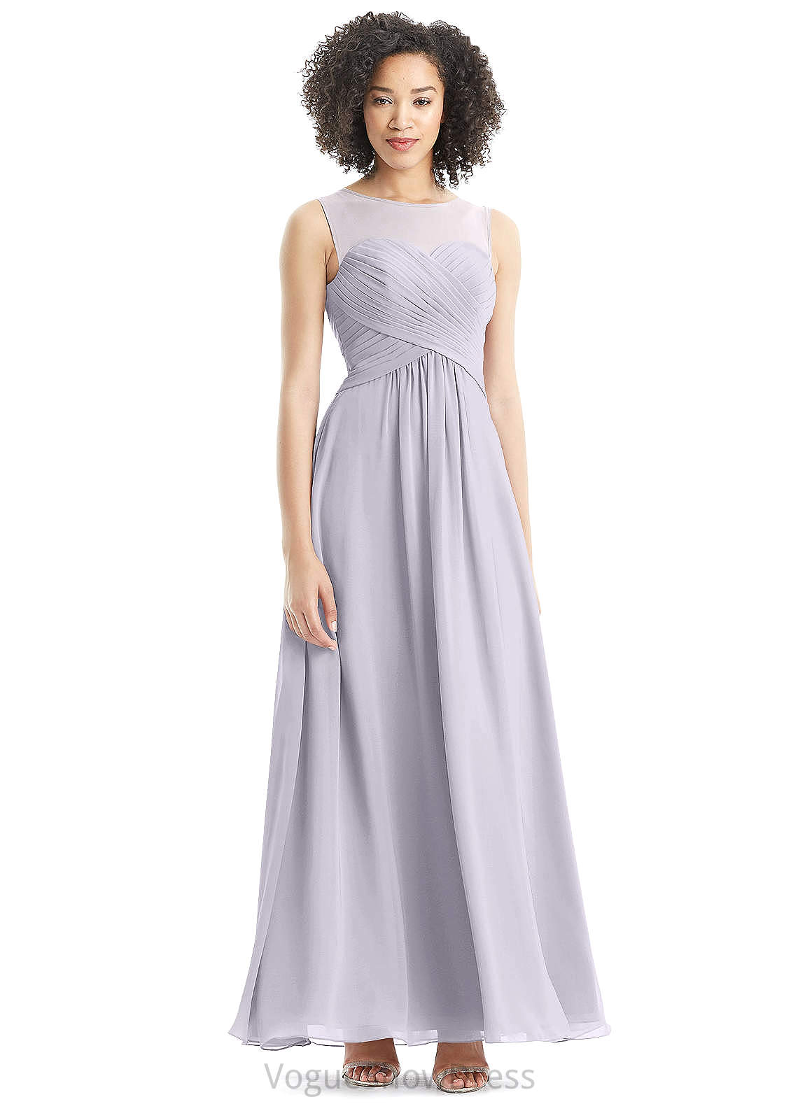 Sydney Sleeveless A-Line/Princess Floor Length V-Neck Natural Waist Bridesmaid Dresses