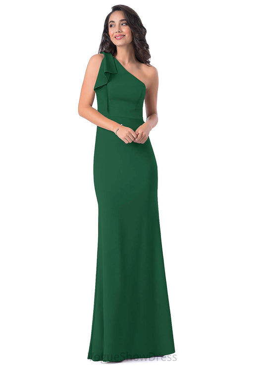 Tatum A-Line/Princess Natural Waist Spaghetti Staps Floor Length Sleeveless Bridesmaid Dresses