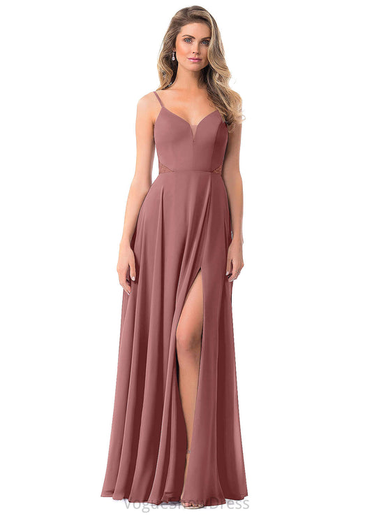 Tess Sleeveless A-Line/Princess Floor Length Sweetheart Natural Waist Bridesmaid Dresses