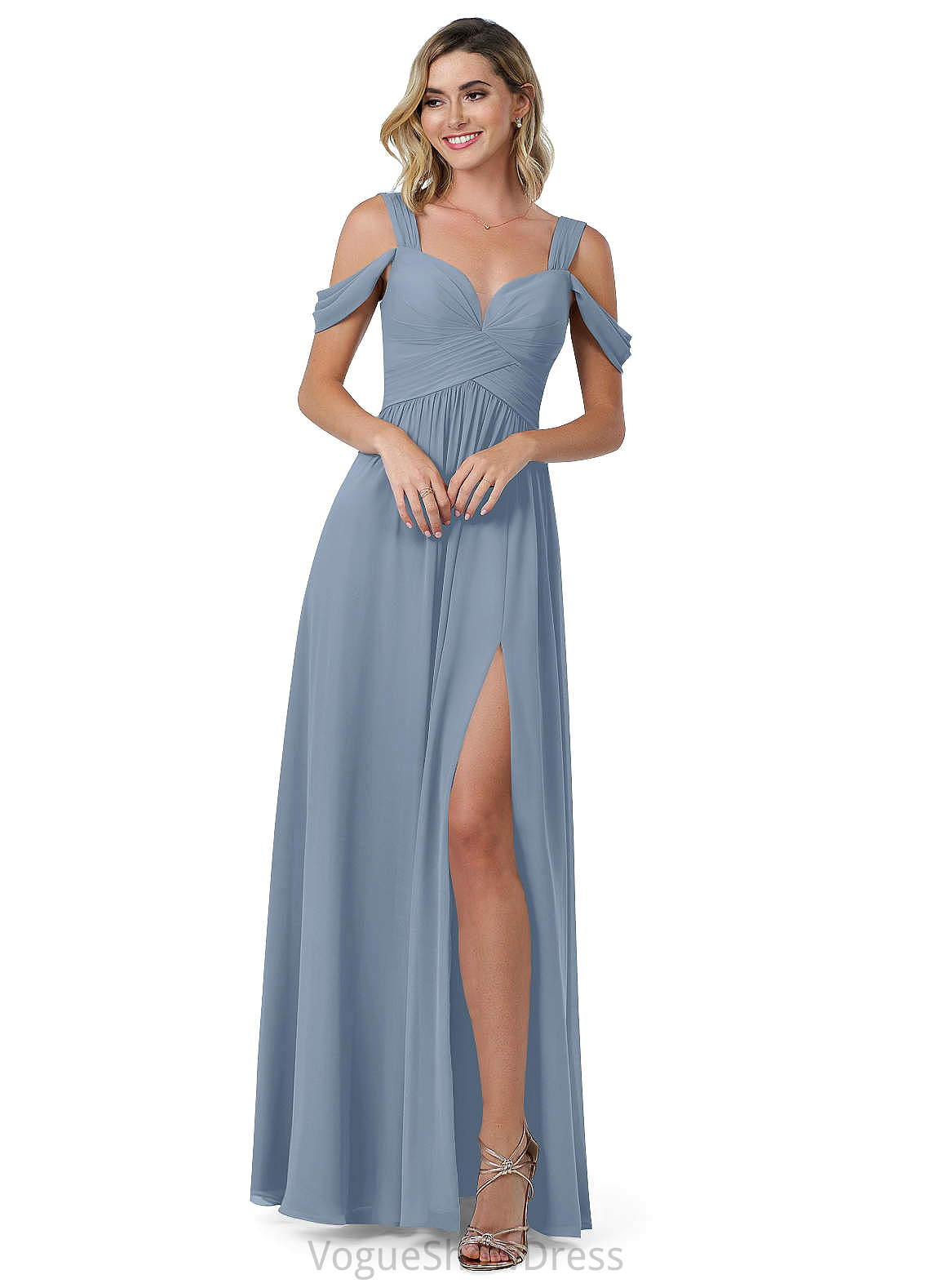 Theresa Spandex Floor Length Natural Waist Sleeveless Trumpet/Mermaid Scoop Bridesmaid Dresses