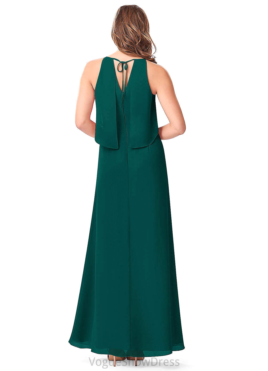 Camila V-Neck Natural Waist Trumpet/Mermaid Spandex Sleeveless Floor Length Bridesmaid Dresses